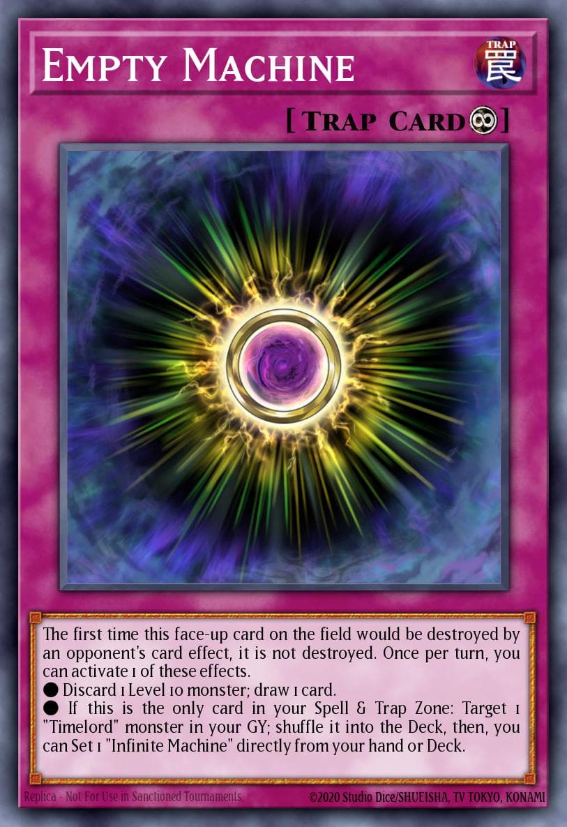 Empty Machine 2018 Yu-Gi-Oh! Battles of Legend: Relentless Revenge