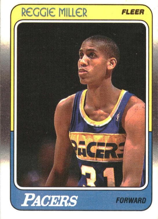 Reggie Miller trading card