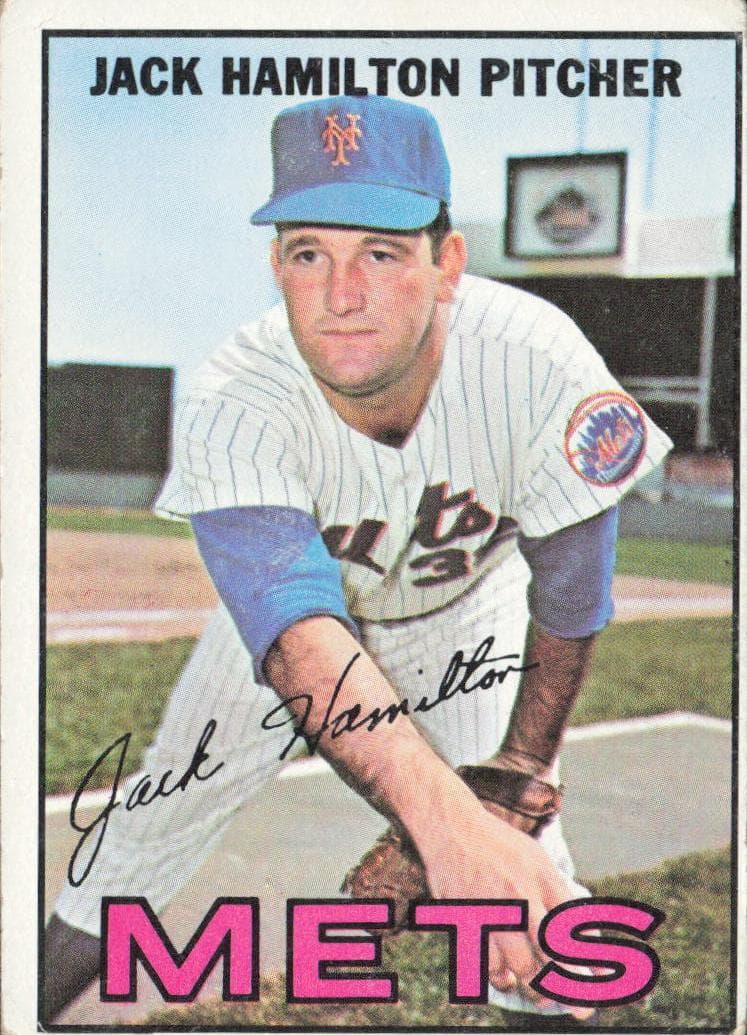 Jack Hamilton 1967 topps Topps