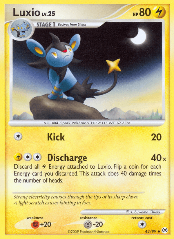 Luxio 2009 Pokemon Arceus