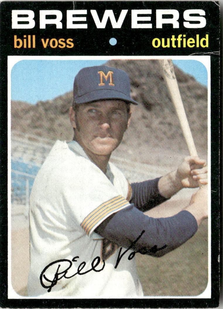 Bill Voss 1971 topps Topps