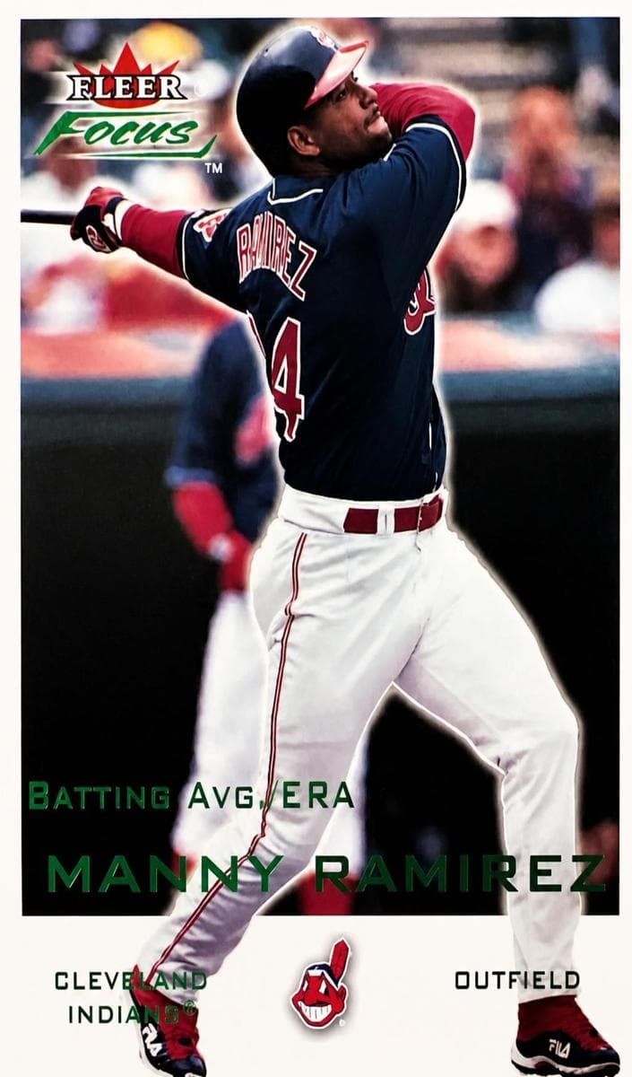 Manny Ramirez 2001 fleer Fleer Focus