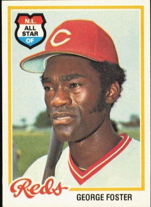 George Foster 1978 topps Topps