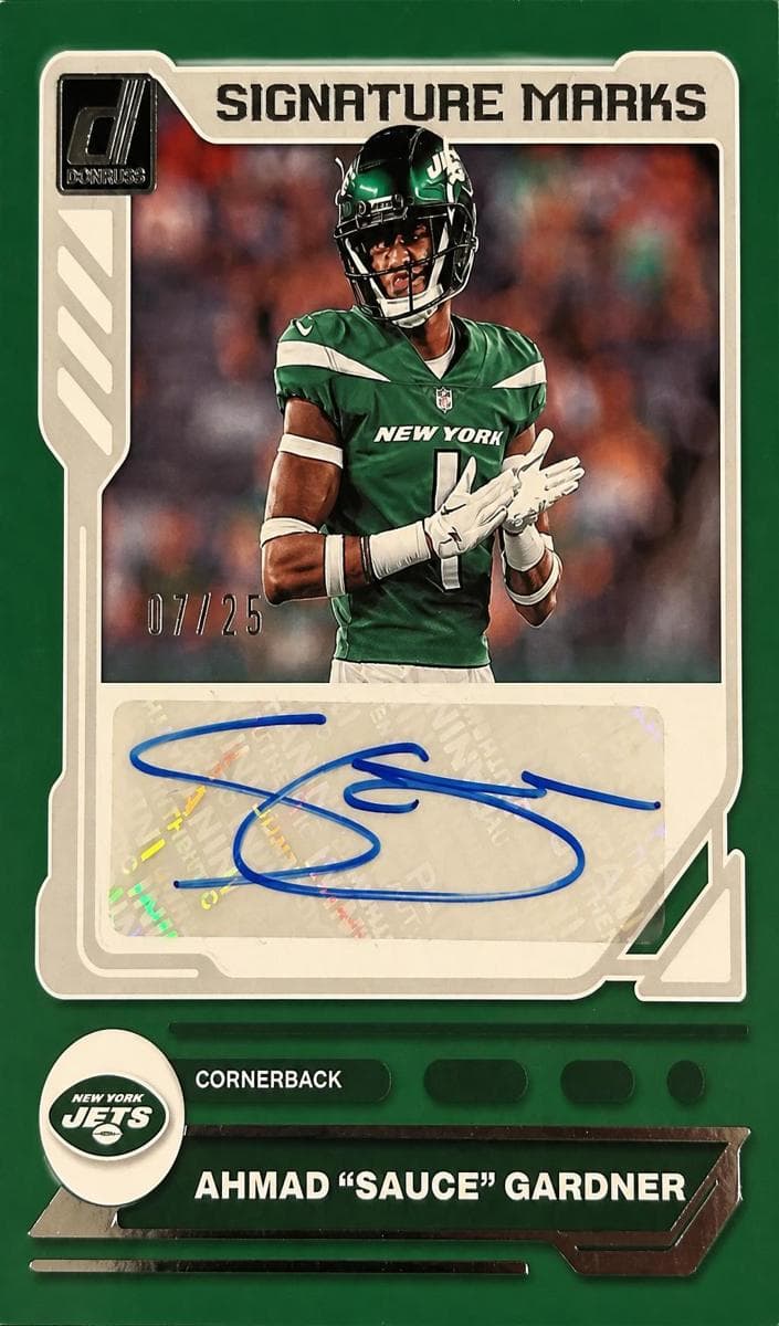 Ahmad "Sauce" Gardner 2023 panini