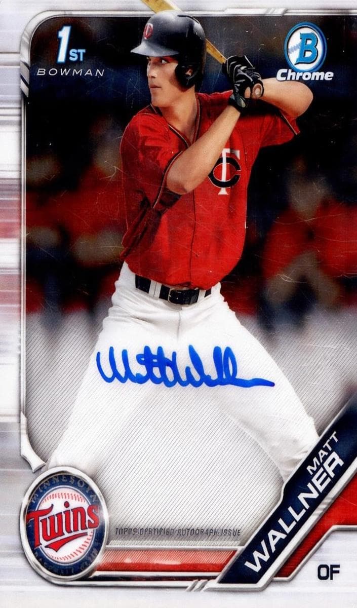Matt Wallner 2019 bowman Bowman Draft