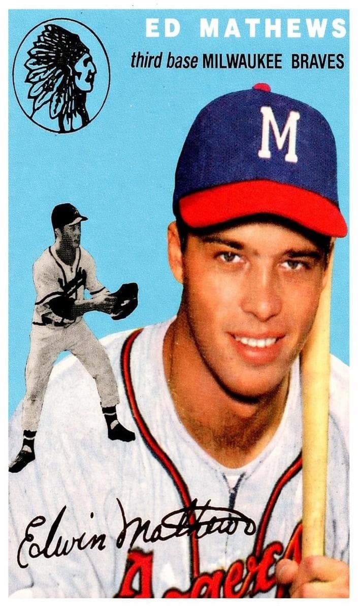 Eddie Mathews 1994 topps Archives