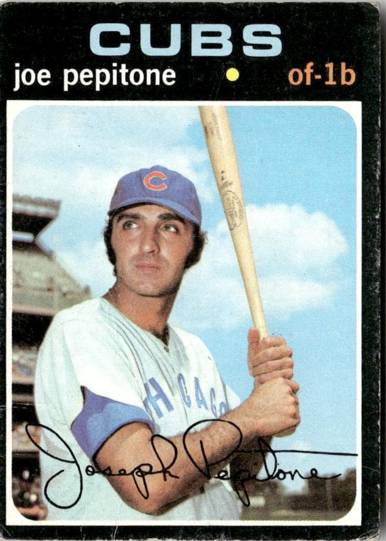 Joe Pepitone 1971 topps Topps