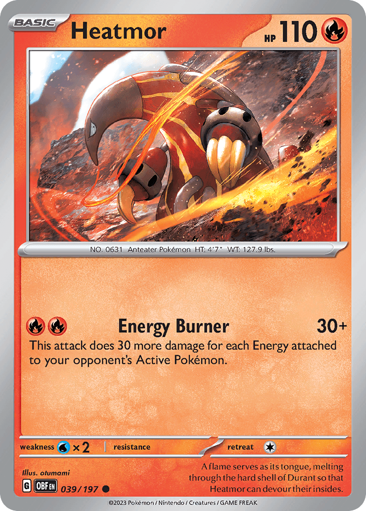 Heatmor 2023 Pokemon