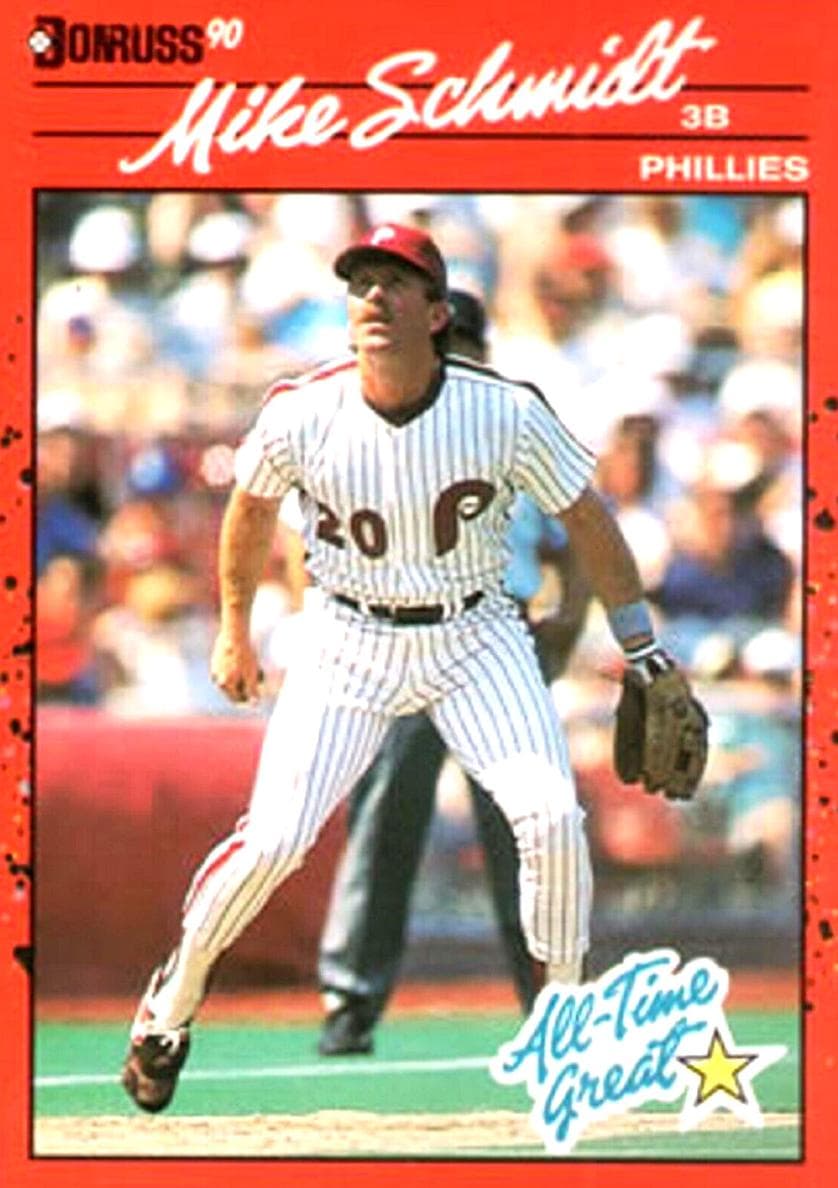 Mike Schmidt 1990 panini Donruss
