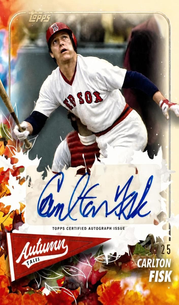 Carlton Fisk trading card
