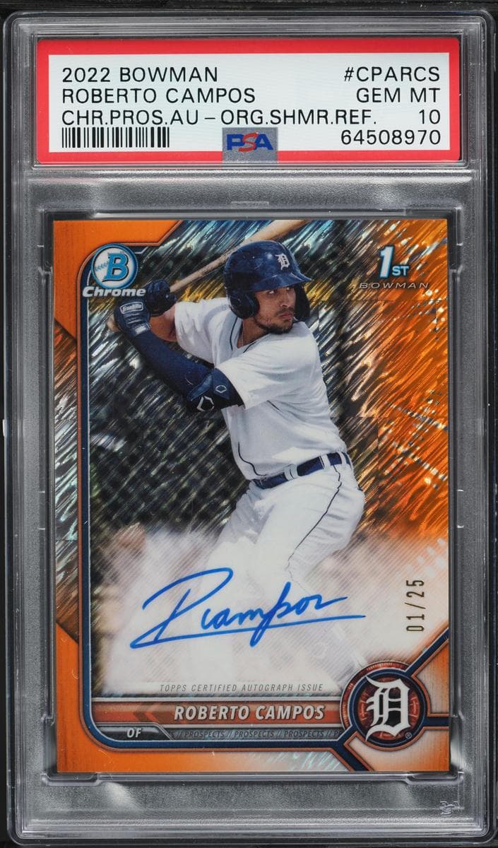 Kris Bryant 2022 bowman Bowman Chrome