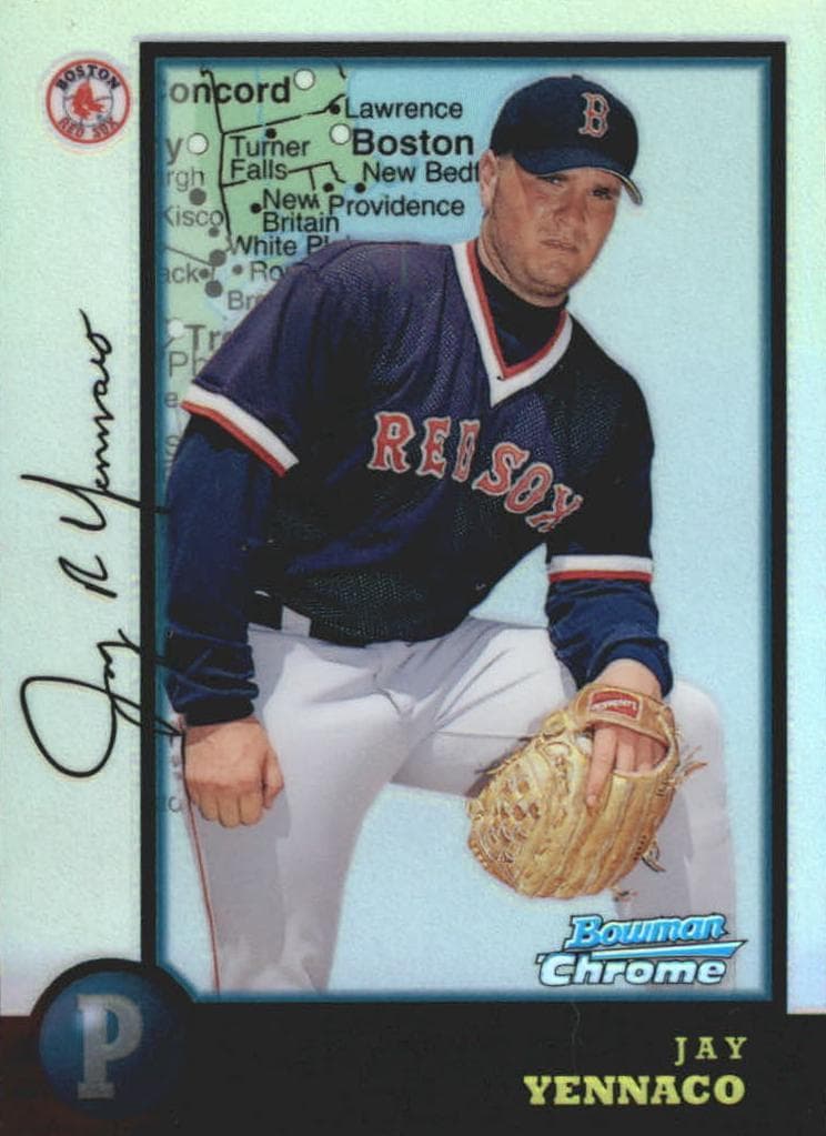 Jay Yennaco 1998 bowman Bowman Chrome