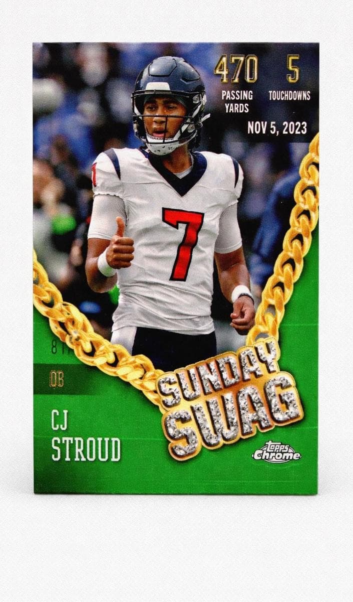 CJ Stroud 2024 topps Topps Chrome