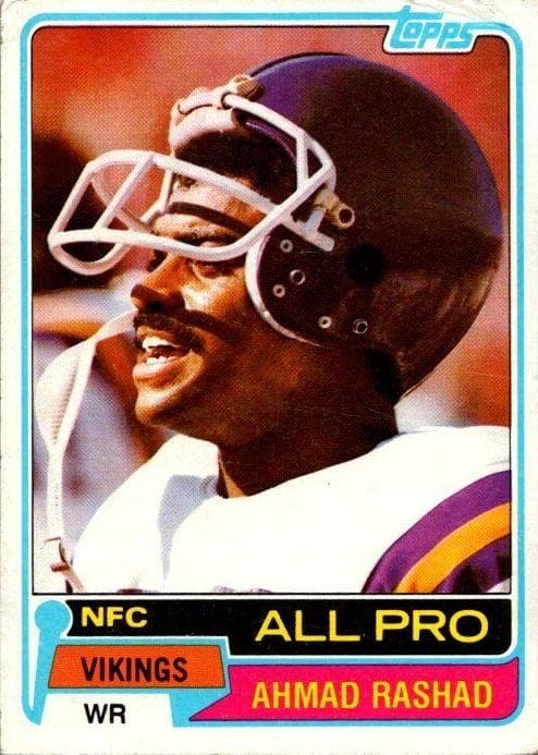 Ahmad Rashad 1981 topps Topps