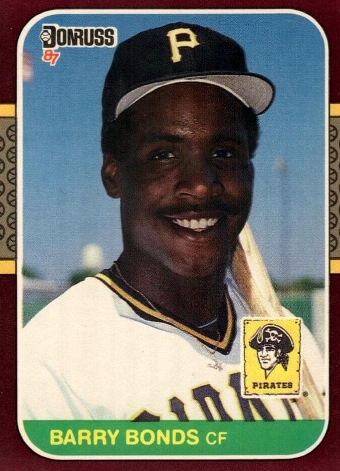Barry Bonds 1987 panini