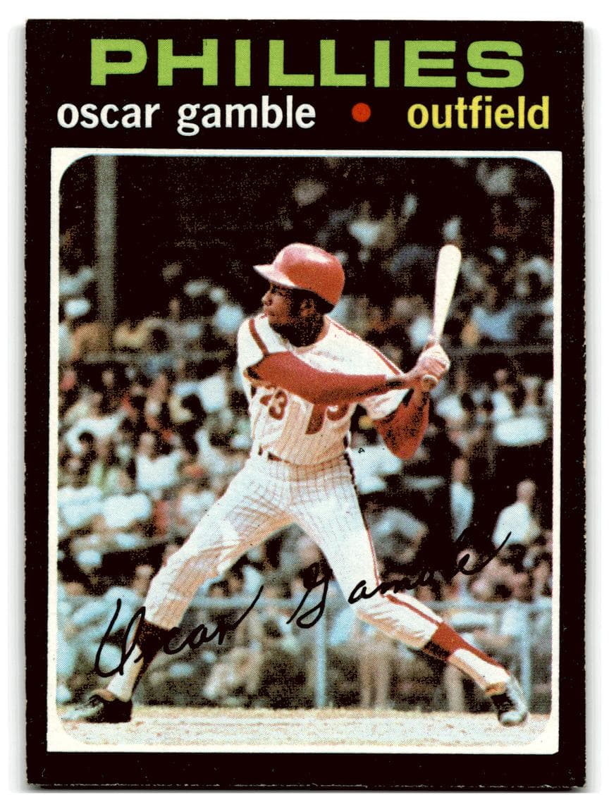 Oscar Gamble 1971 topps Topps
