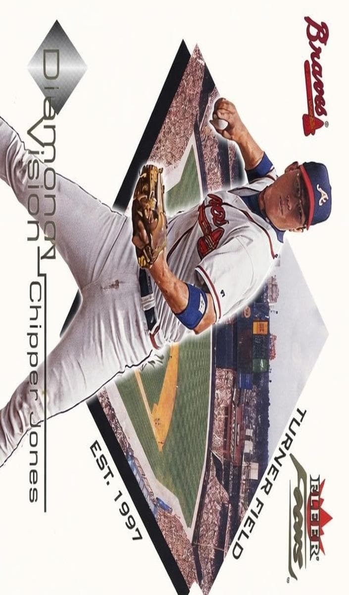 Chipper Jones 2001 fleer Focus