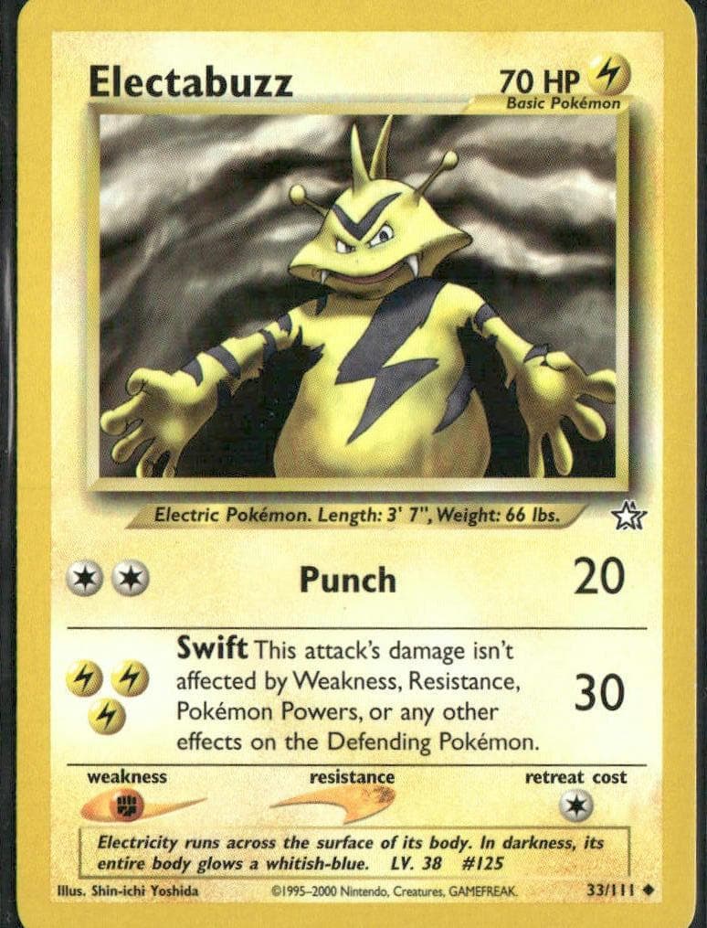 Electabuzz trading card