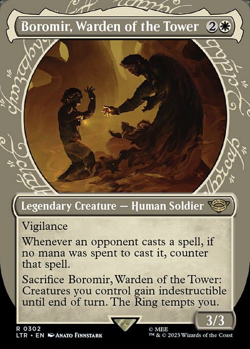 Boromir, Warden of the Tower 2023 Magic: The Gathering Lord of the Rings Showcase example 2