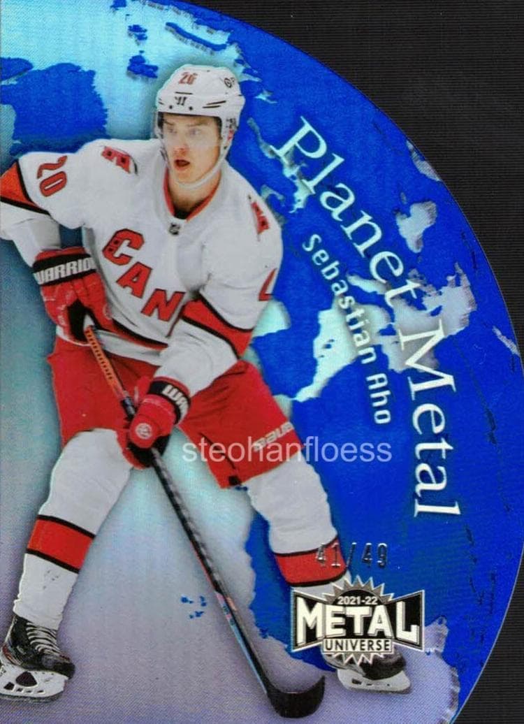 Sebastian Aho 2021 fleer SkyBox Metal Universe