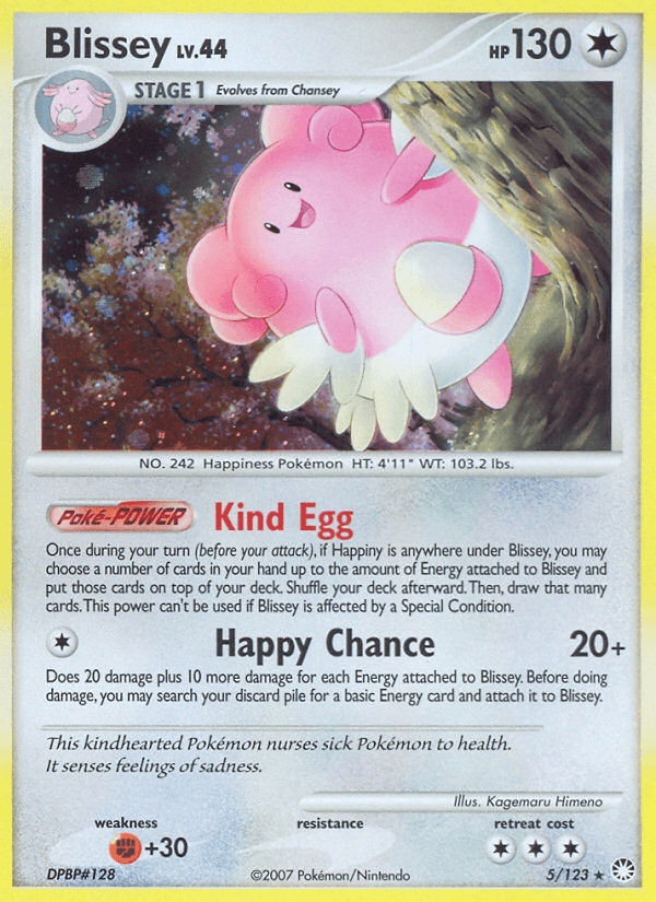 Blissey 2007 Pokemon Mysterious Treasures