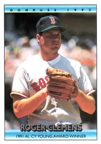 Roger Clemens 1992 panini