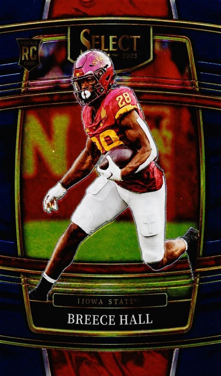 Breece Hall 2022 panini Panini Select Draft Picks
