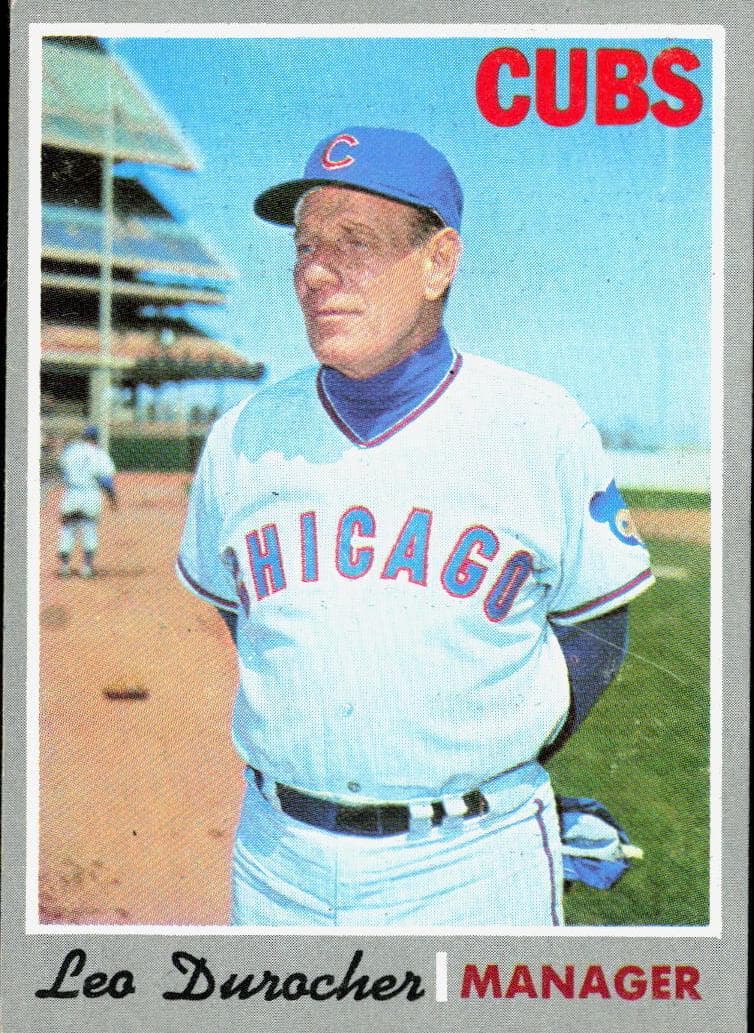 Leo Durocher 1970 topps Topps