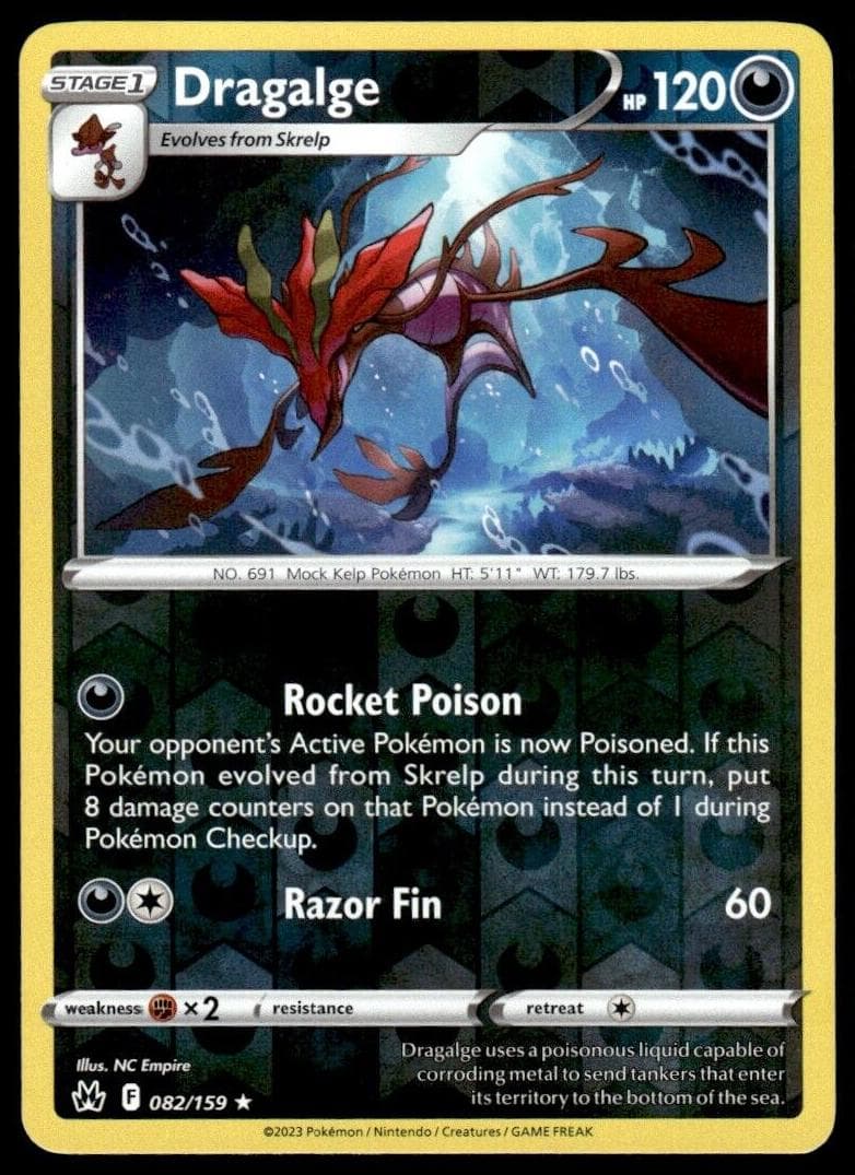 Dragalge trading card