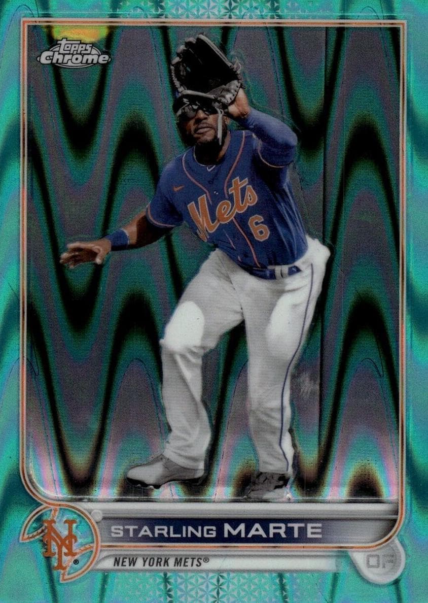 Starling Marte 2022 topps Topps Chrome
