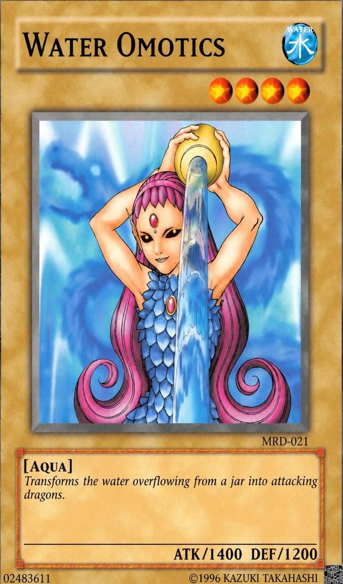 Water Omotics 2002 Yu-Gi-Oh! Metal Raiders 1st Edition
