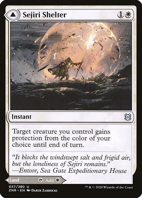 Sejiri Shelter & Sejiri Glacier 2020 Magic: The Gathering Zendikar Rising