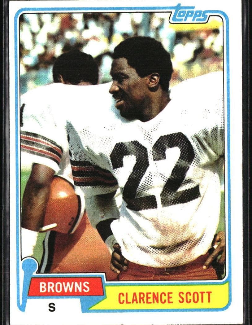 Clarence Scott 1981 topps Topps