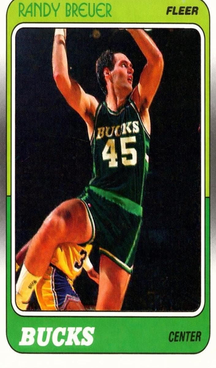 Randy Breuer trading card