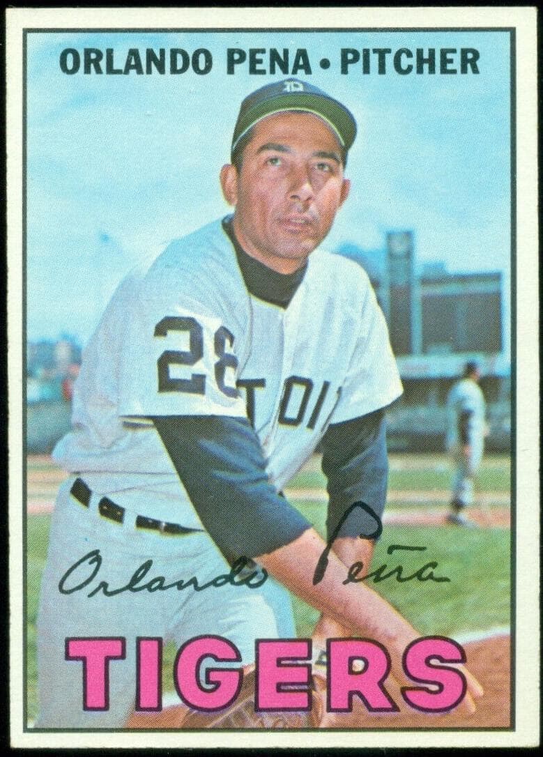 Orlando Pena 1967 topps Topps