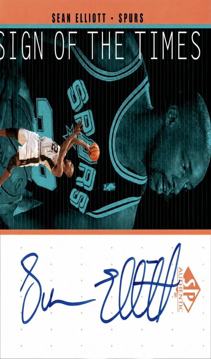 Sean Elliott 1998 unknown SP Authentic