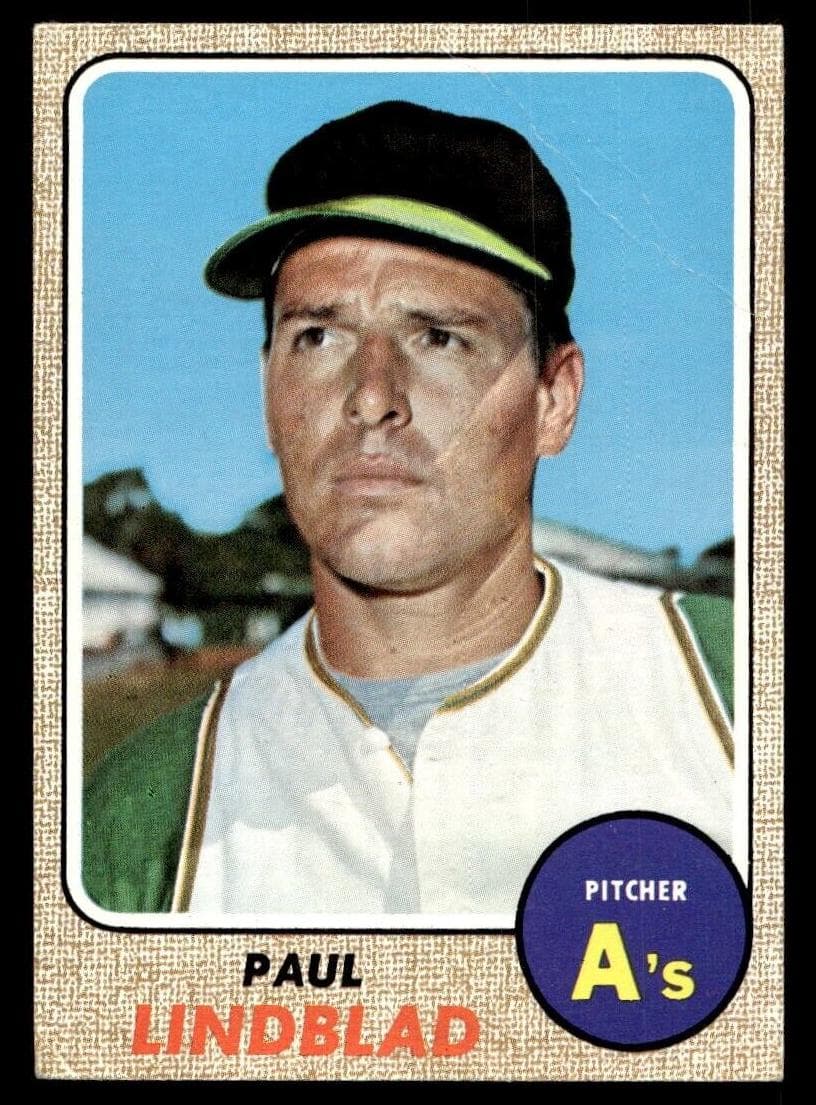 Paul Lindblad 1968 topps Topps