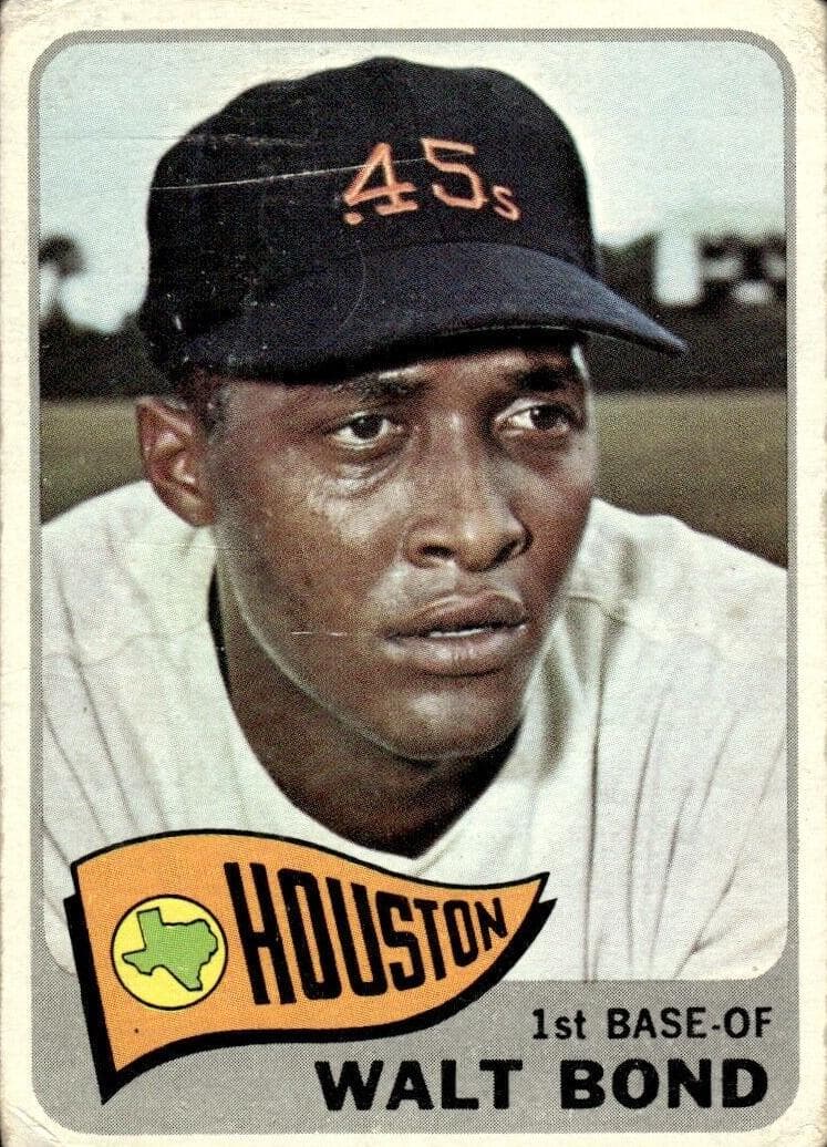 Walt Bond 1965 topps Topps