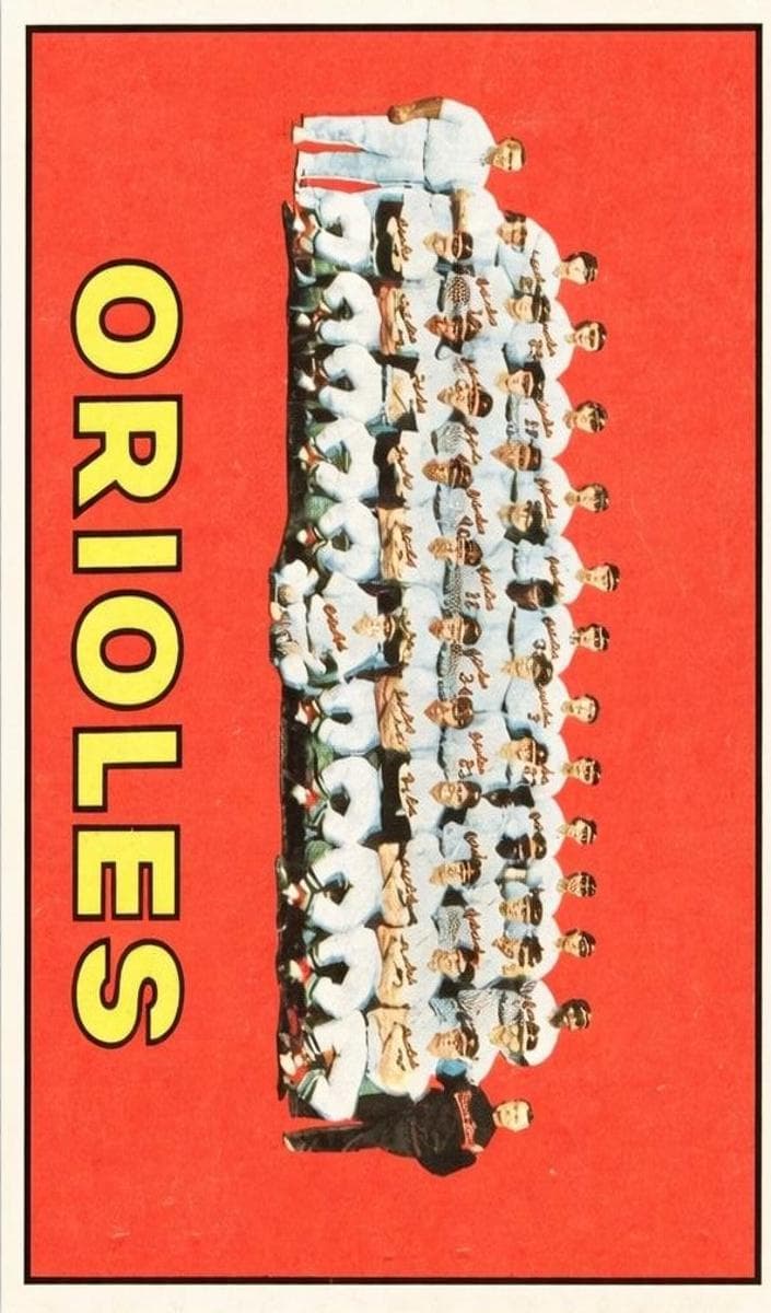Baltimore Orioles 1967 topps Topps