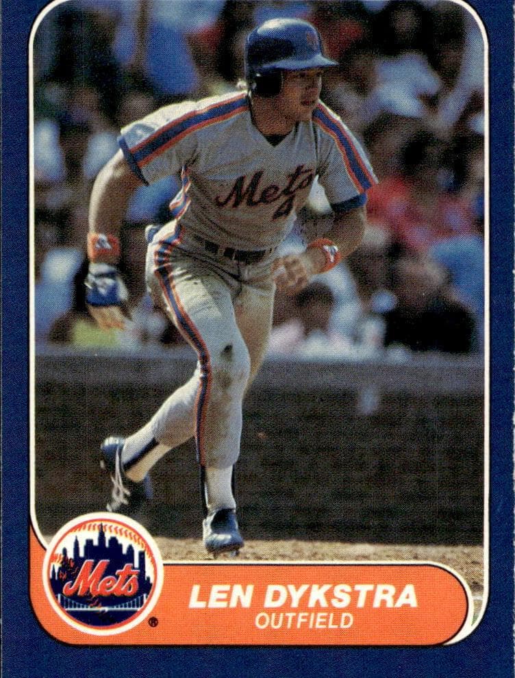 Len Dykstra trading card