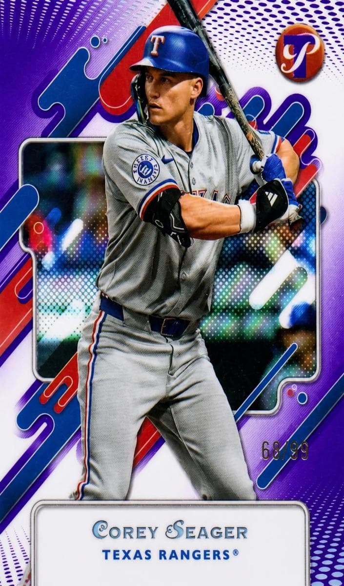 Corey Seager 2025 topps Topps Pristine