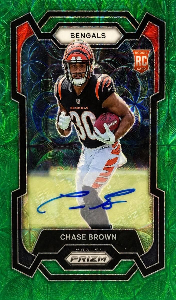 Chase Brown trading card