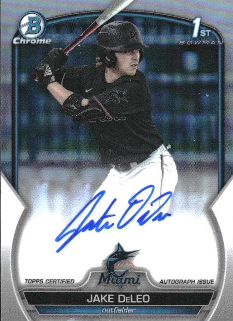 Jake DeLeo trading card