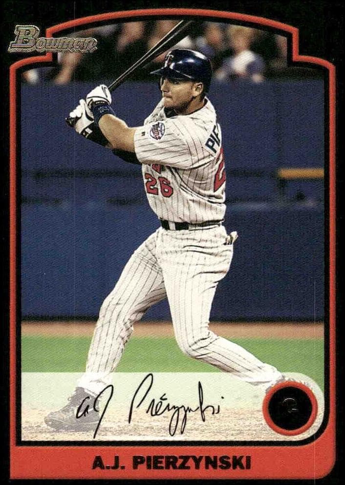 A.J. Pierzynski trading card