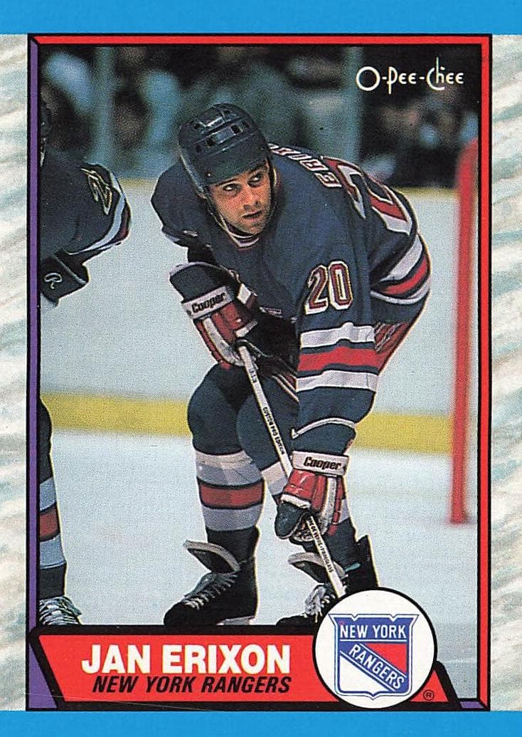 Jan Erixon trading card