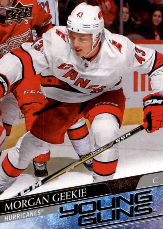 Morgan Geekie trading card