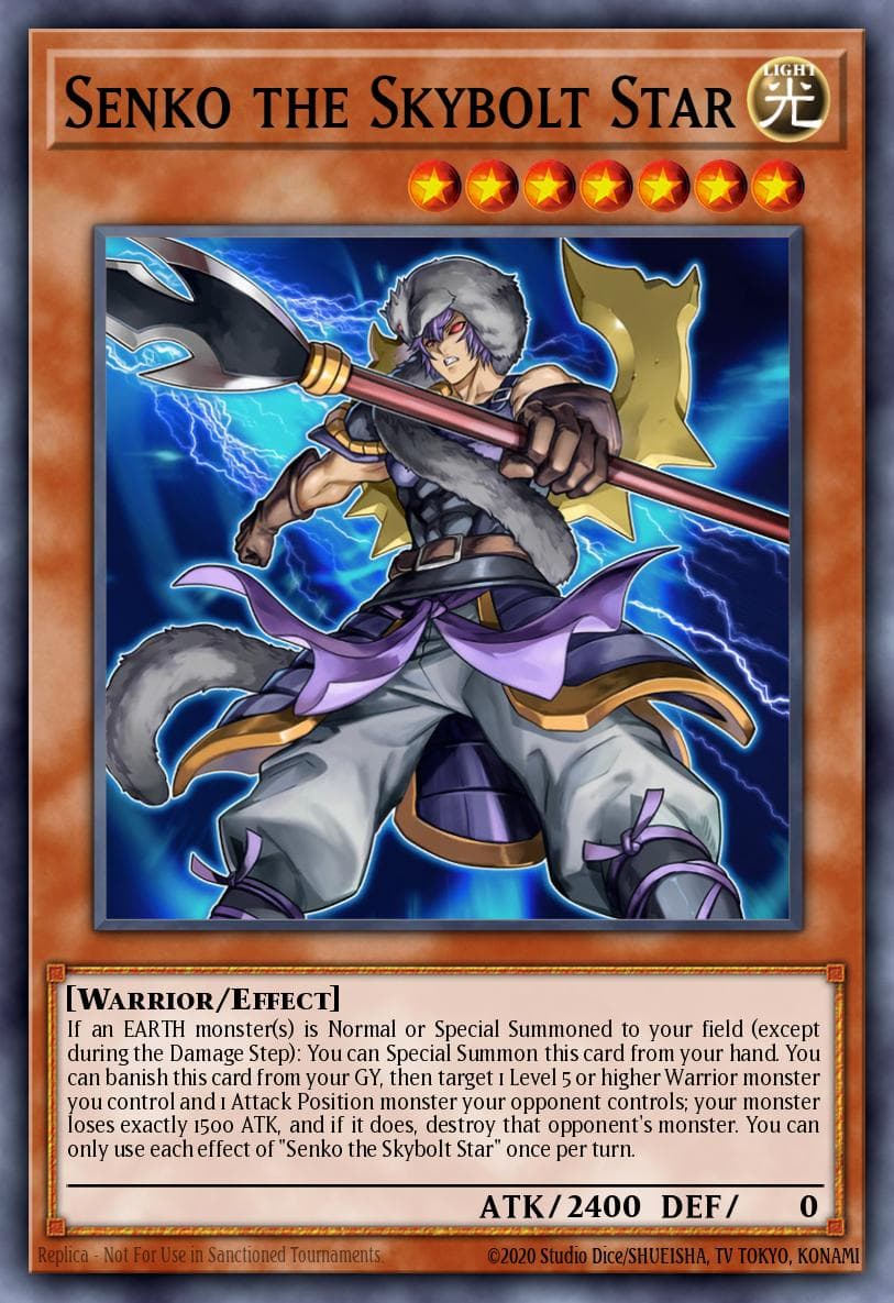 Senko the Skybolt Star 2022 Yu-Gi-Oh! Battles of Legend: Crystal Revenge