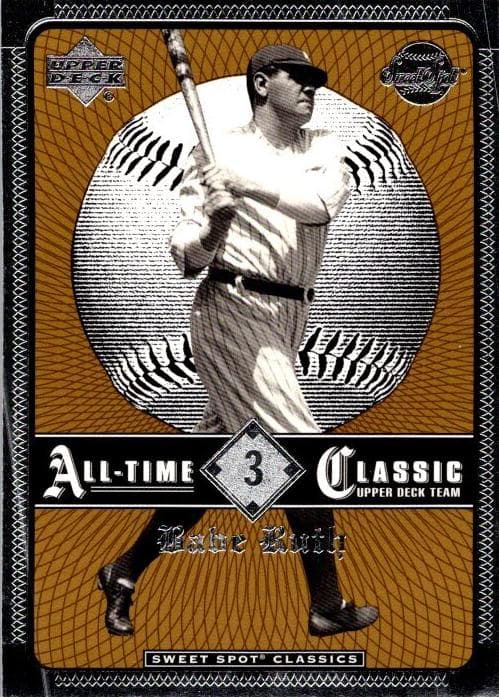 Babe Ruth 2002 upper-deck Sweet Spot Classics