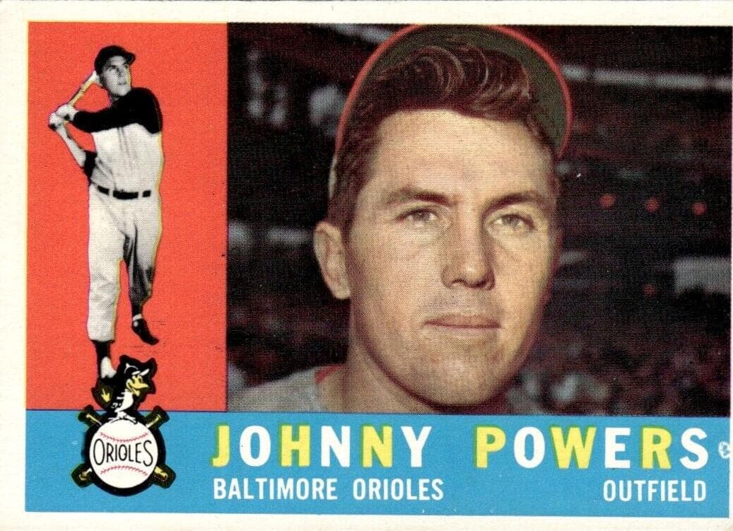 Johnny Powers 1960 topps Topps