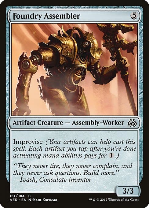 Foundry Assembler 2017 Magic: The Gathering Aether Revolt